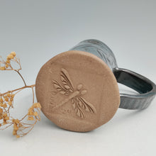 Load image into Gallery viewer, Dark dragonfly mug