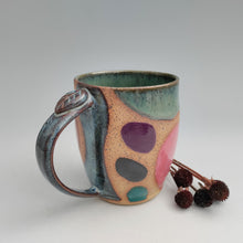 Load image into Gallery viewer, Color block mug -spearmint interior