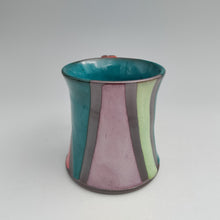 Load image into Gallery viewer, Rainbow striped mug