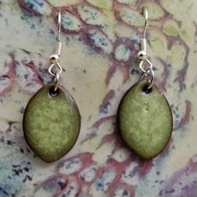 Load image into Gallery viewer, Bright green earrings