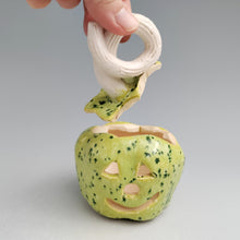 Load image into Gallery viewer, Green confetti pumpkin