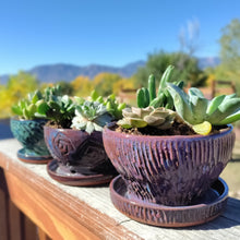 Load image into Gallery viewer, Little purple planter
