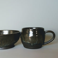 Load image into Gallery viewer, Silvery charcoal mug