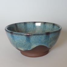 Load image into Gallery viewer, Blue bowl w/ tiger stripes