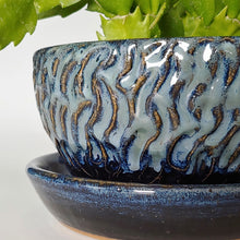 Load image into Gallery viewer, Planter -groovy & blue
