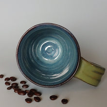 Load image into Gallery viewer, Mug -color blocks on dark clay