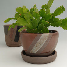 Load image into Gallery viewer, Planter -geometric color stripes