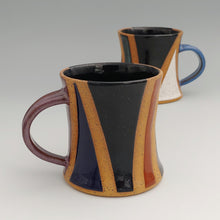 Load image into Gallery viewer, Multicolor zebra mug -purple handle
