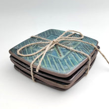 Load image into Gallery viewer, Dragonfly Coasters -set of 4