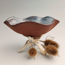 Load image into Gallery viewer, Wavy blue bowl