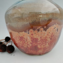 Load image into Gallery viewer, Copper & blue vase