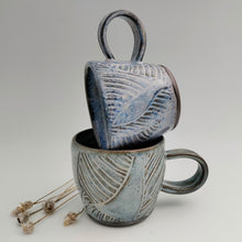 Load image into Gallery viewer, Groovy powder blue mug
