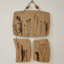 Load image into Gallery viewer, Botanical wall art triptych