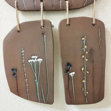 Load image into Gallery viewer, Botanical wall art triptych