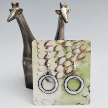 Load image into Gallery viewer, White on black hanging loops