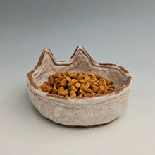 Load image into Gallery viewer, White cat bowl
