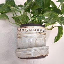 Load image into Gallery viewer, Wonky little white planter
