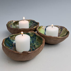 Trio of little nesting bowls