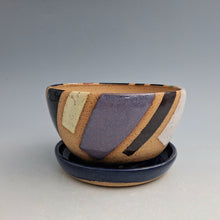 Load image into Gallery viewer, Geometric Planter -dark blue base
