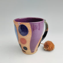 Load image into Gallery viewer, Color block mug -purple interior
