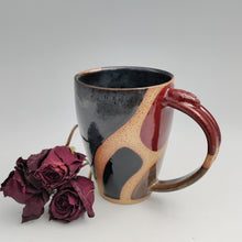 Load image into Gallery viewer, Color block mug -navy interior
