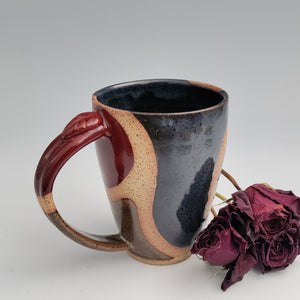 Color block mug -navy interior