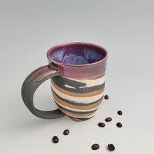 Load image into Gallery viewer, Marble mug with purple -large
