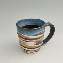Load image into Gallery viewer, Marble mug with blue -large
