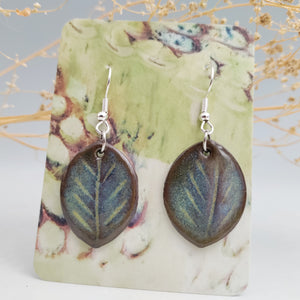 Leafy earrings