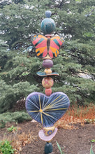 Load image into Gallery viewer, Garden tower -butterfly &amp; heart
