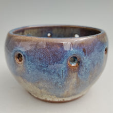 Load image into Gallery viewer, Herb stripper &amp; pestle, ocean glaze (brown clay)
