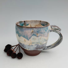 Load image into Gallery viewer, Creamy Mug- Turquoise &amp; Pink
