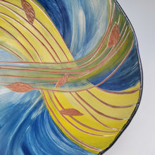 Load image into Gallery viewer, Blue &amp; yellow bowl of the winds
