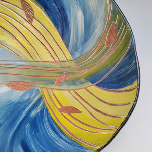 Blue & yellow bowl of the winds