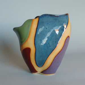 Color block vase