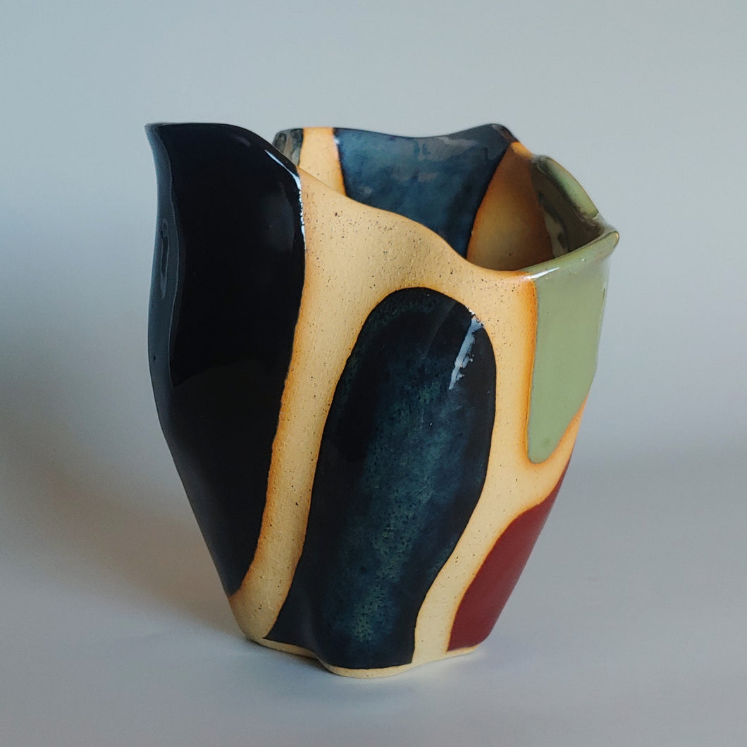 Color block vase