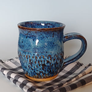 Groovy blue mug