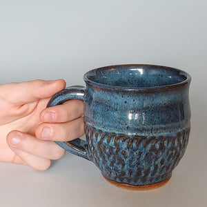 Groovy denim mug