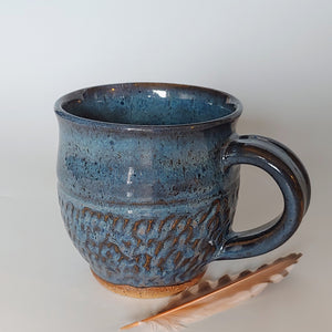 Groovy denim mug