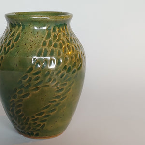 Green vase