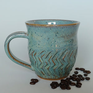 Groovy zig zag mug