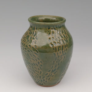 Green vase