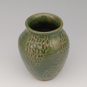 Green vase