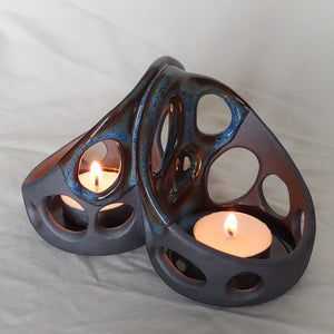 Double candle holder