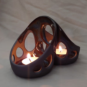 Double candle holder