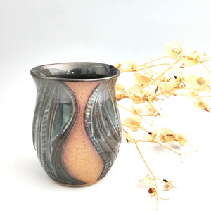 Vase in midnight green