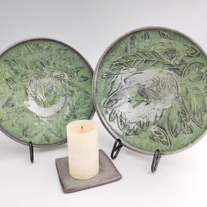 Pair of leafy bowls