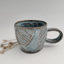 Load image into Gallery viewer, Groovy powder blue mug
