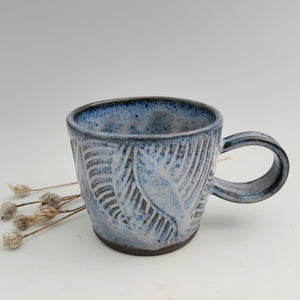 Groovy periwinkle mug