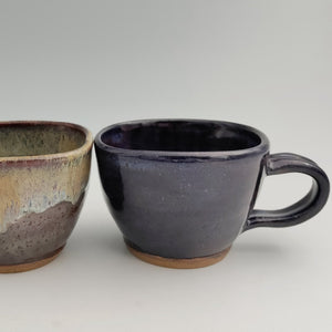 Dark violet square mug